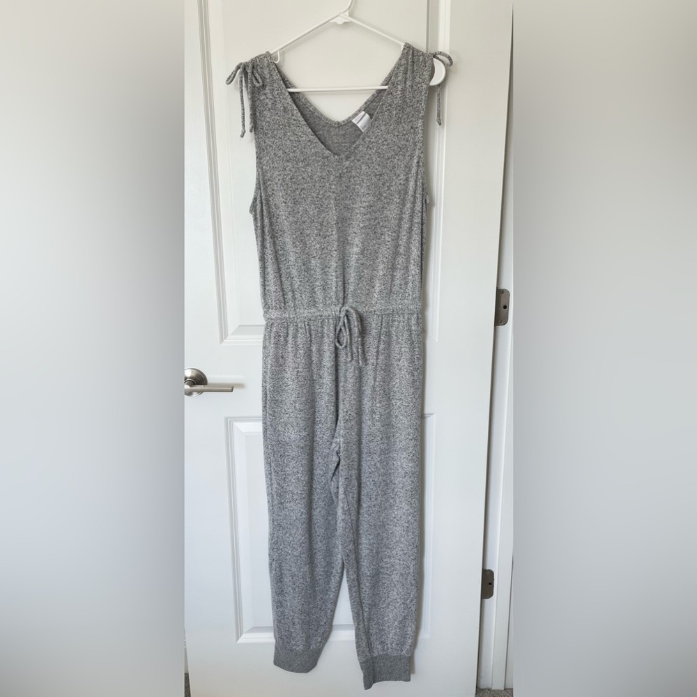 Star Above Cozy Sleeveless Jogger Jumpsuit